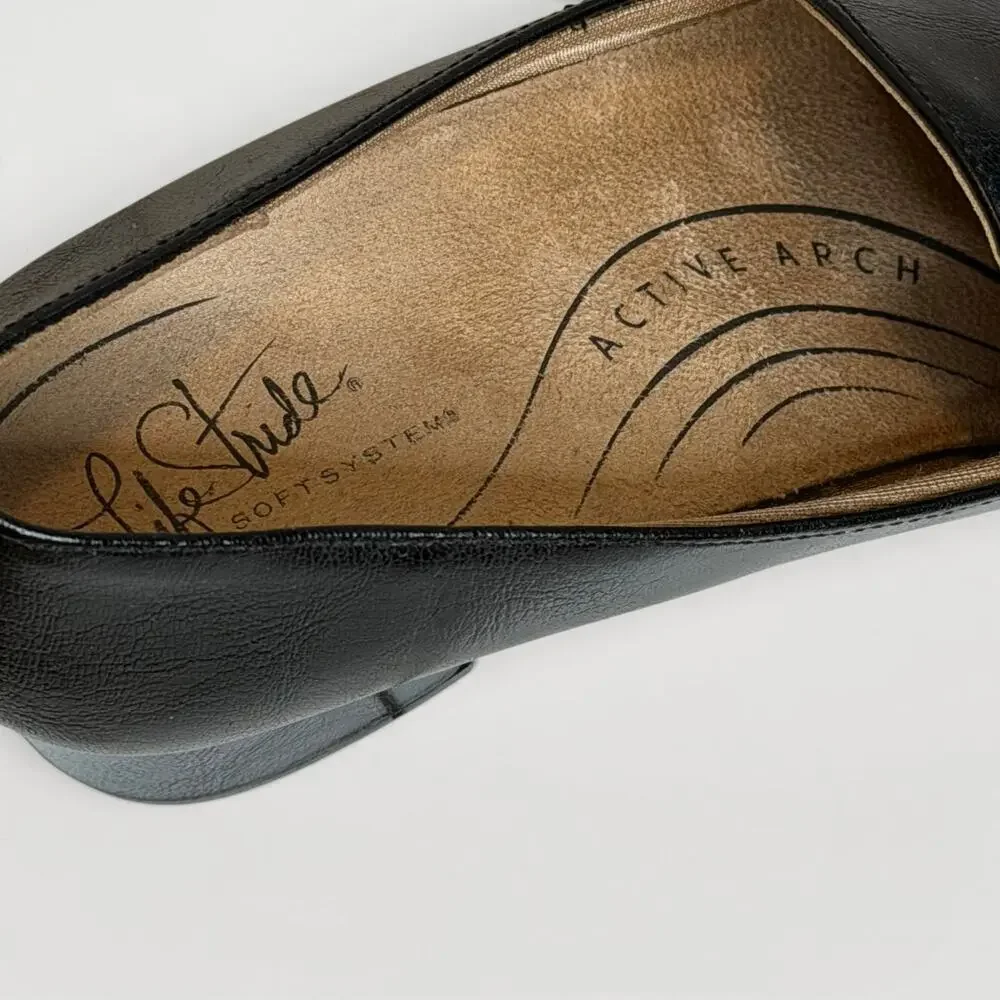 LifeStride Trixie Loafer Pumps Sz 7M Black 2